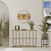 MESA CONSOLA SAMUI 110X32X77 CM COR NATURAL