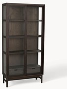 Vitrine em madeira de carvalho com portas de correr Hazelton