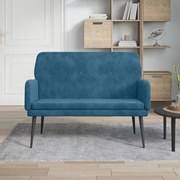 vidaXL Banco 108x79x79 cm veludo azul