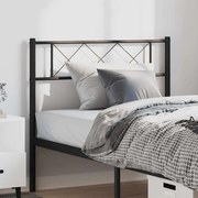 Cabeceira de cama 100 cm metal preto