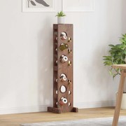 vidaXL Prateleira Castanho 20 x 25 x 100 cm Madeira de Mogno Sólida