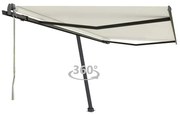 Toldo automático independente 400x300 cm cor creme