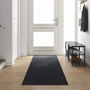 vidaXL Runner de Carpete Antracite 80 x 400 cm tecido
