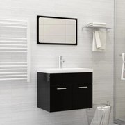 vidaXL Lavatório embutido c/ torneira 61x39x18 cm cerâmica branco