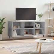 vidaXL Móvel de TV 103,5x30x50 cm derivados madeira cinzento cimento