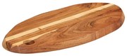 vidaXL Tábua de cortar 50x25x2,5 cm madeira de acácia maciça