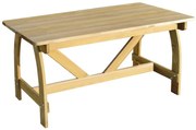 vidaXL Mesa de jardim 150x74x75 cm madeira de pinho impregnada