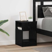 vidaXL Mesa de apoio 2 pcs Carvalho Preto 30,5 x 30 x 45 cm