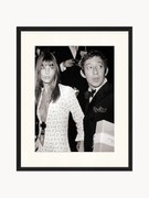 Fotografia emoldurada Serge Gainsbourg & Jane Birkin