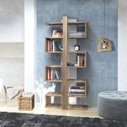 Estante Ionis – Carvalho – 78x170x29,5 cm