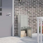 vidaXL Caixa para entrega de pacotes Preto 41 x 38 x 103 cm