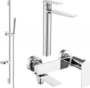 Mexen Zero DS70 conjunto de banheira, cromado - 7113DS70-00