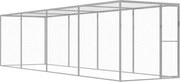 vidaXL Jaula para gatos 6x1,5x1,5 m aço galvanizado