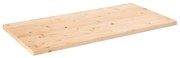 vidaXL Tampo de mesa retangular 110x55x2,5 cm pinho maciço