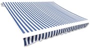 Lona para toldo azul e branco 350x250 cm