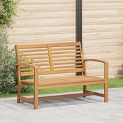 vidaXL banco Castanho 110 x 65 x 76,5 cm Madeira de Teca Sólida