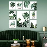 Pintura Decorativa MDF 9MDF08YS – Multicolor – 20 x 15 cm (8 Peças) /