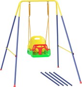 AIYAPLAY Baloiço de Jardim para Crianças Baloiço para Bebé 3 em 1 Verde | Aosom Portugal