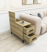 Mesa Lateral Island – Delta – 30x80x80 cm
