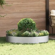 vidaXL Conjunto de Jardineiras com 5 peças de 120x120x20 cm em Aço Galvanizado