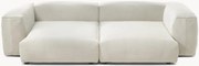Sofá modular em veludo Vetsak (3 lugares)