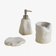 Conjunto De Casa De Banho Em Grés Tuvan Branco - Sklum