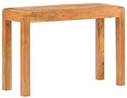 vidaXL Mesa consola 110x40x76 cm acácia maciça c/ acabamento a mel