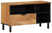 Aparador de TV vidaXL 80x33,5x46 cm Madeira Sólida de Acácia