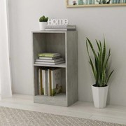 vidaXL Estante 40x24x75 cm derivados de madeira cinzento cimento
