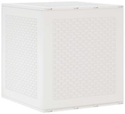 vidaXL Caixa de Armazenamento Branco 55 x 53 x 57 cm Polipropileno