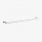 Toalheiro De Parede Com Barra (↔︎60 Cm) Para Banheiro Em Aço Inox Alameda Branco - Sklum