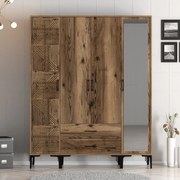 Roupeiro Kumsal PTR – Noz – 160x47,5x201,4 cm