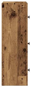 Estante 40x24x77 cm derivados de madeira madeira velha