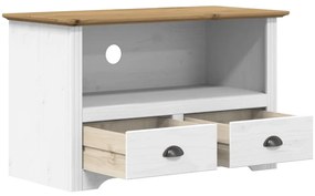 Armário TV c/ 2 gavetas BODO 91,5x44,5x56 cm pinho castanho