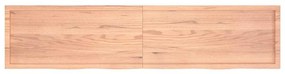 Prateleira de parede 220x50x(2-6) cm carvalho tratado castanho