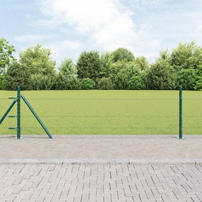 Cerca Hexagonal vidaXL Verde 0.4x50 m Aço