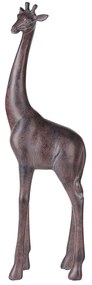 Figura decorativa castanha 55 cm MANBU Beliani