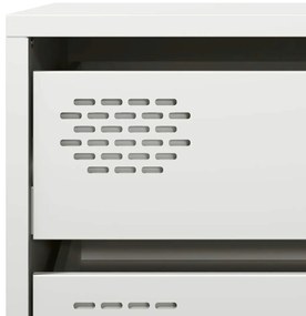 Aparador 68x39x73,5 cm aço laminado a frio branco