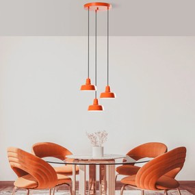 Candeeiro Suspenso Memati – Laranja – Diâmetro 45 cm