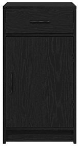 Buffet vidaXL Preto Carvalho 40x41x75 cm Madeira de engenharia