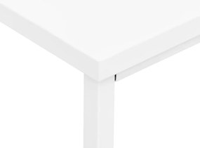 Secretária industrial c/ gavetas 105x52x75 cm aço branco