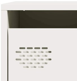 Aparador 101,5x39x73,5 cm aço laminado a frio branco