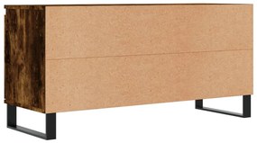 Móvel de TV 104x35x50 cm derivados de madeira carvalho fumado