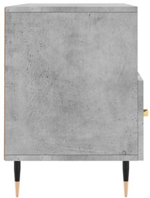 Móvel p/ TV 102x36x50 cm madeira processada cinzento cimento