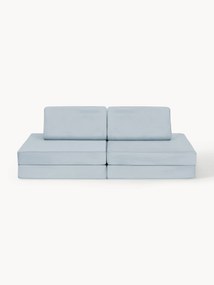 Sofá de brincar modular em veludo artesanal para crianças Mila