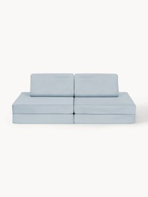 Sofá de brincar modular para crianças em veludo artesanal Mila
