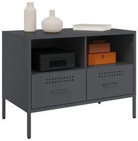 Móvel de TV 68x39x50,5 cm aço antracite