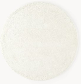 Tapete felpudo redondo de pelo comprido Leighton
