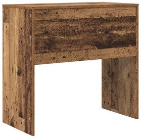 Escrivaninha Rústica Acabamento Madeira Velha Madeira