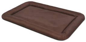 vidaXL Colchão para cães tamanho M castanho
